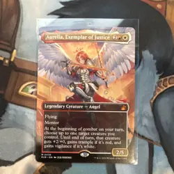 Magic: The Gathering Aurelia Exemplar of Justice Ravnica Remastered Mythic Bord… - Image 1