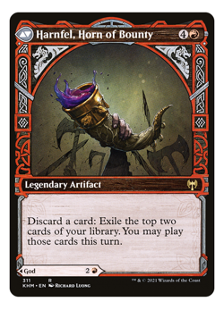 MTG - 1 x Showcase; Birgi, God of Storytelling - Rare - Kaldheim (KHM) - M/NM - Image 2