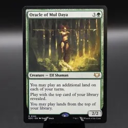 Oracle of Mul Daya 102 Commander: Edge of Eternities Magic: The Gathering NM - Image 1