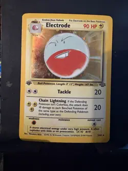 Pokemon TCG Electrode Jungle 2/64 Holo Holo Rare 1999 90 HP 1st Edition - Image 1