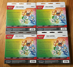 Pokemon TCG: First Partner Illustration Collection—Series 1 lot of 4 boxes! - Image 2