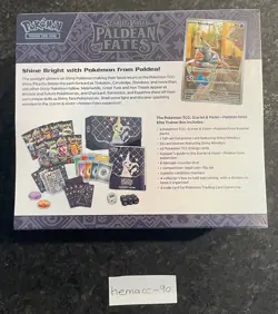 Pokemon Paldean Fates ETB Elite Trainer Box Factory Sealed 2024 Scarlet & Violet - Image 4