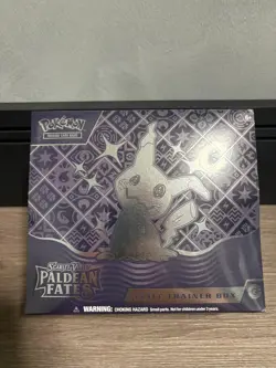 ✨ Pokemon Paldean Fates Elite Trainer Box ETB Mimikyu Pokemon TCG New Sealed UK - Image 1