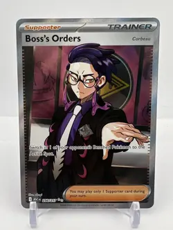 Pokemon TCG Boss’s Orders (Corbeau) 256/217 – Ascended Heroes Full Art Trainer - Image 1
