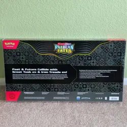 Pokemon SV Paldean Fates Premium Great Tusk Box Factory Sealed Minor Box Damage - Image 3