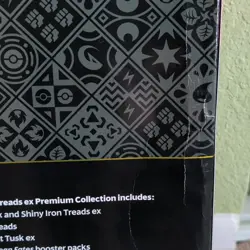 Pokemon SV Paldean Fates Premium Great Tusk Box Factory Sealed Minor Box Damage - Image 4