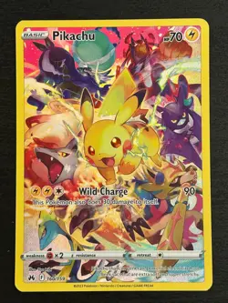 2023 Crown Zenith Pikachu Holo Secret Rare SR #160/159 - Image 1
