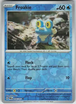 Froakie 056/167 Reverse Holo SV06: Twilight Masquerade Pokemon TCG - Image 1