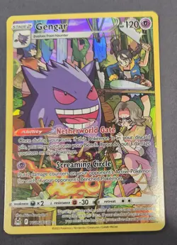 Pokemon Gengar TG06/TG30 Lost Origin Trainer Gallery Ultra Rare Holo 120 HP - Image 1