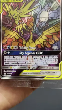 Sealed Pokemon TCG Moltres Zapdos Articuno GX SM210 Stained Glass Promos Holo - Image 2
