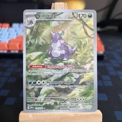 Pokemon TCG - S&V 151 - 174/165 Nidoking - Illustration Rare - NM/M - Image 1