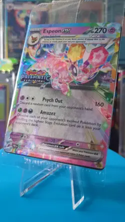 Pokemon TCG Espeon ex 034/131 (Prismatic Evolutions Stamp) Sealed - Image 1