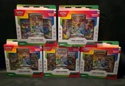 Lot x5 Boxes Sealed Pokemon TCG First Partner Illustration Collection Series 1 - Image 1