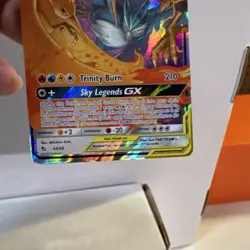 Pokemon Moltres & Zapdos & Articuno GX TAG TEAM Holo 44/68 Hidden Fates 300 HP - Image 4