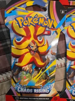 4 Packs Pokemon TCG Mega Evolution Chaos Rising Booster Pack English - Image 4