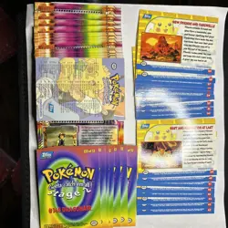 1999 Topps Pokemon Promo Mewtwo Strikes Back Set - Near Complete 68/72 NM Clean - Image 5