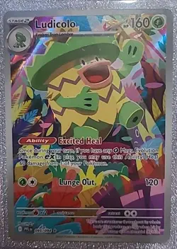 Ludicolo Pokemon TCG 095/094~ Phantasmal Flames~IIllustration Rare~Gold Star - Image 1