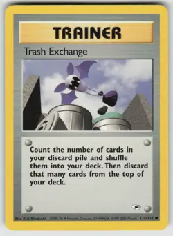 Trash Exchange 126/132 Common Gym Heroes Pokemon Unlimited Moderately Played - Image 1