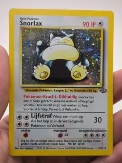 Snorlax 11/64 Jungle SWIRL 🌀 Holo Dutch Language Pokemon - Image 1