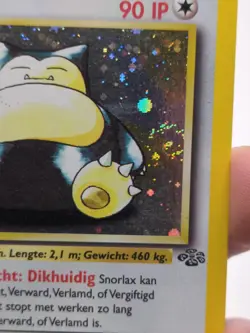 Snorlax 11/64 Jungle SWIRL 🌀 Holo Dutch Language Pokemon - Image 3