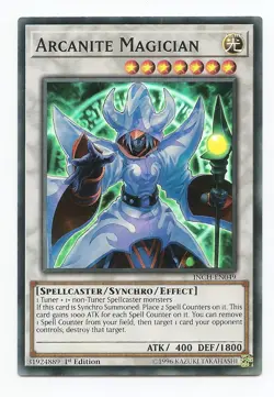 Arcanite Magician INCH-EN049 Super Rare Yu-Gi-Oh Card 1st Edition New - Image 1