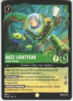 Buzz Lightyear Jungle Ranger 91/204 Wilds Unknown Disney Lorcana - Image 1