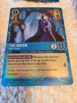 Disney Lorcana The First Chapter Binder With Bonus Foil Evil Queen Card - Image 5
