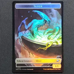 Sliver 0001 Robot 0010 Foil Token Edge Of Eternities EOE MTG pack fresh - Image 1