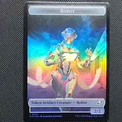 Sliver 0001 Robot 0010 Foil Token Edge Of Eternities EOE MTG pack fresh - Image 2