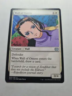 Wall of Omens Nico Robin One Piece MAGIC GATHERING ALTERED ART HAND PAINT - Image 2