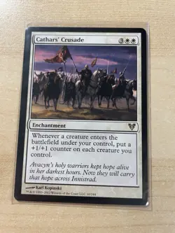 Cathars' Crusade Avacyn Restored Regular (Near Mint or Better) - Image 1
