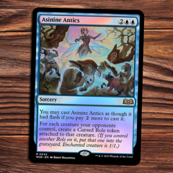Asinine Antics - FOIL - Wilds of Eldraine - Magic the Gathering - Image 1