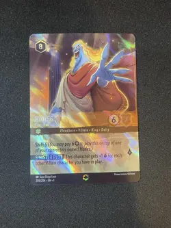Disney Lorcana Enchanted Hades King Of Olympus 205/204 NM - Image 3