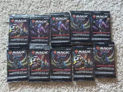 Magic The Gathering - D&D Adventures in the Forgotten Realms - 10 Set Boosters - Image 1