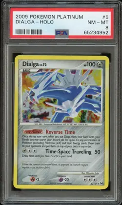 DIALGA HOLO PSA 8 - 2009 POKEMON PLATINUM 5/127 - Image 1