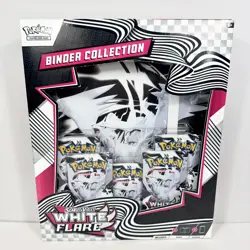 Pokemon TCG Scarlet & Violet White Flare Binder Collection SEALED - Image 1