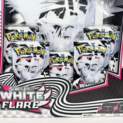 Pokemon TCG Scarlet & Violet White Flare Binder Collection SEALED - Image 2