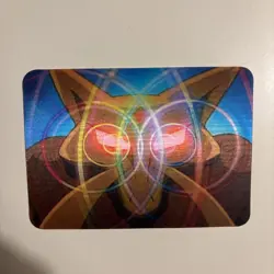 Pokemon Alakazam Lenticular Viz Video Promo 3D Card - PIKA-0034D/DVD VHS - RARE - Image 2