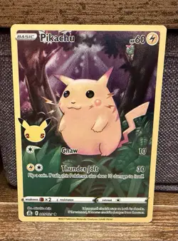 Pikachu 005/025 Holo - Celebrations - 25th Anniversary Pokemon TCG Card - NM - Image 1