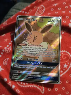 Highly Collectible evee GX SM233 Black Star Promo Holo Pokemon Card - Image 3