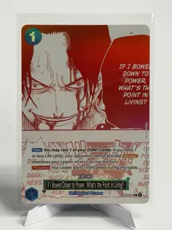 One Piece Ace (OP13-057) If I Bowed Down to Power Foil Event Card English - Image 1