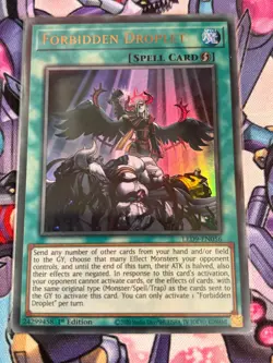 Forbidden Droplet LED9-EN056 First Edition ULTRA RARE YuGiOh Cards - Image 1