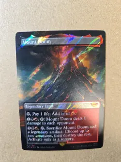 Mount Doom (LTR - Card #754) Borderless Surge Foil NM - MTG Magic the Gathering - Image 3