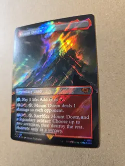 Mount Doom (LTR - Card #754) Borderless Surge Foil NM - MTG Magic the Gathering - Image 4