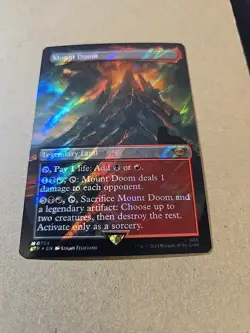 Mount Doom (LTR - Card #754) Borderless Surge Foil NM - MTG Magic the Gathering - Image 5