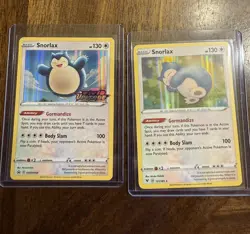 Snorlax - (Prerelease) SWSH068 Sword & Shield Promo Cards Holo bundle - Image 1