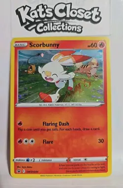 Scorbunny - (Cosmos Holo) SWSH244 SWSH: Sword & Shield Promo Cards Holo - Image 1