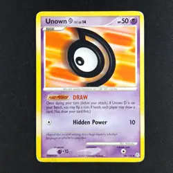 Unown D 68/130 - Diamond & Pearl - Pokemon Card - Image 5