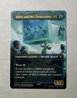 Adrix and Nev, Twincasters Borderless Special Guests-NM/M-Secrets of Strixhaven - Image 1