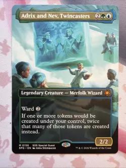 Magic the Gather Adrix and Nev, Twincasters (Borderless) Special Guests Regular - Image 1